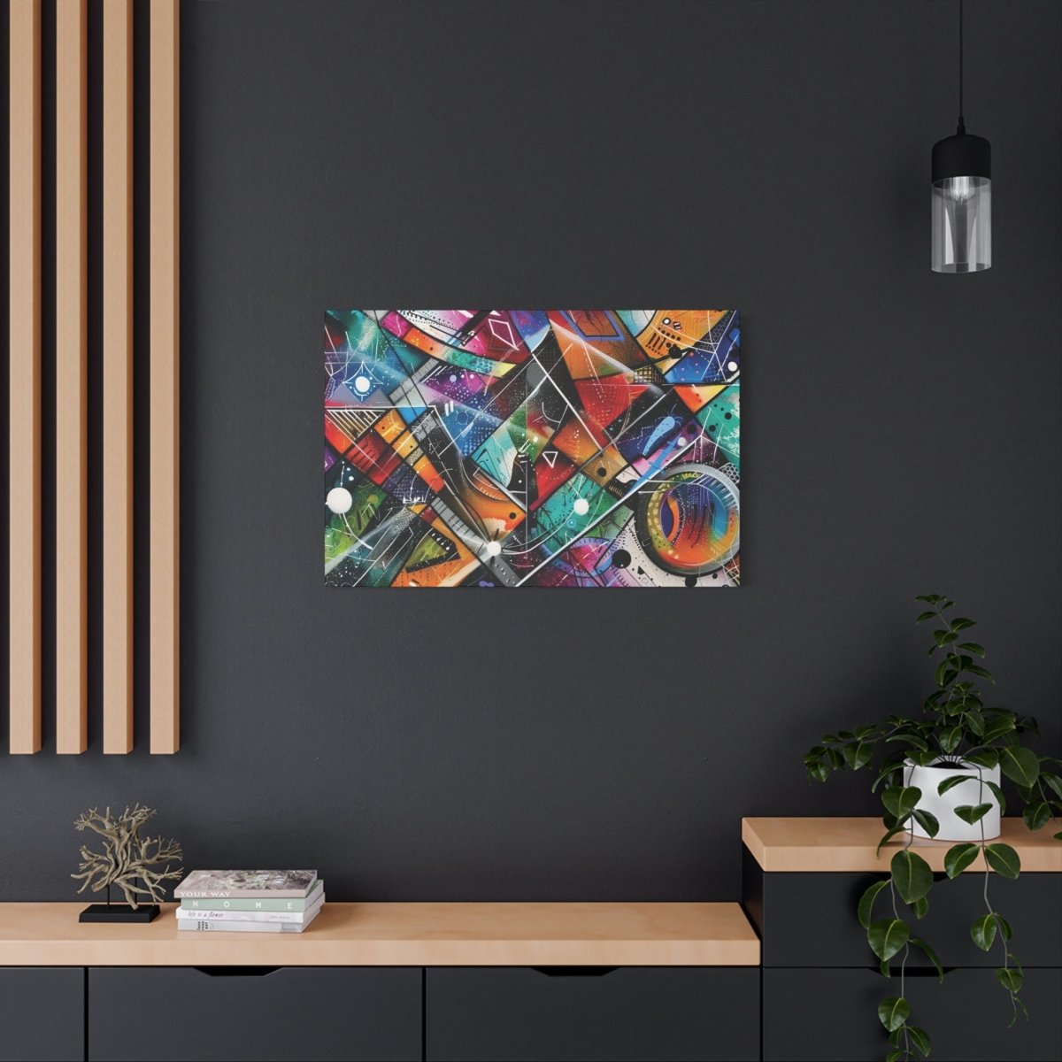 👉Connexion Planétaire : magnifique cadre 💎effet captivant💎 garanti - Art Cocoon