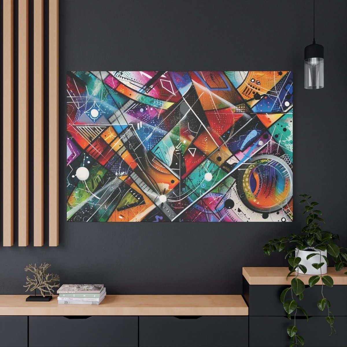 👉Connexion Planétaire : magnifique cadre 💎effet captivant💎 garanti - Art Cocoon