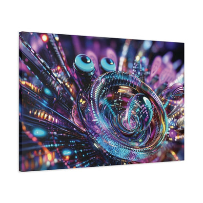 👉Conscience Digitale : magnifique cadre 💎effet futuriste💎garanti - Art Cocoon