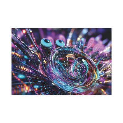 👉Conscience Digitale : magnifique cadre 💎effet futuriste💎garanti - Art Cocoon