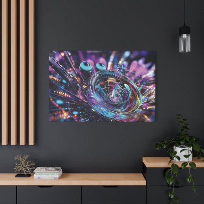 👉Conscience Digitale : magnifique cadre 💎effet futuriste💎garanti - Art Cocoon