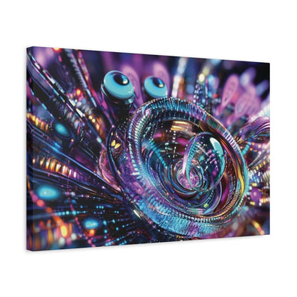 👉Conscience Digitale : magnifique cadre 💎effet futuriste💎garanti - Art Cocoon