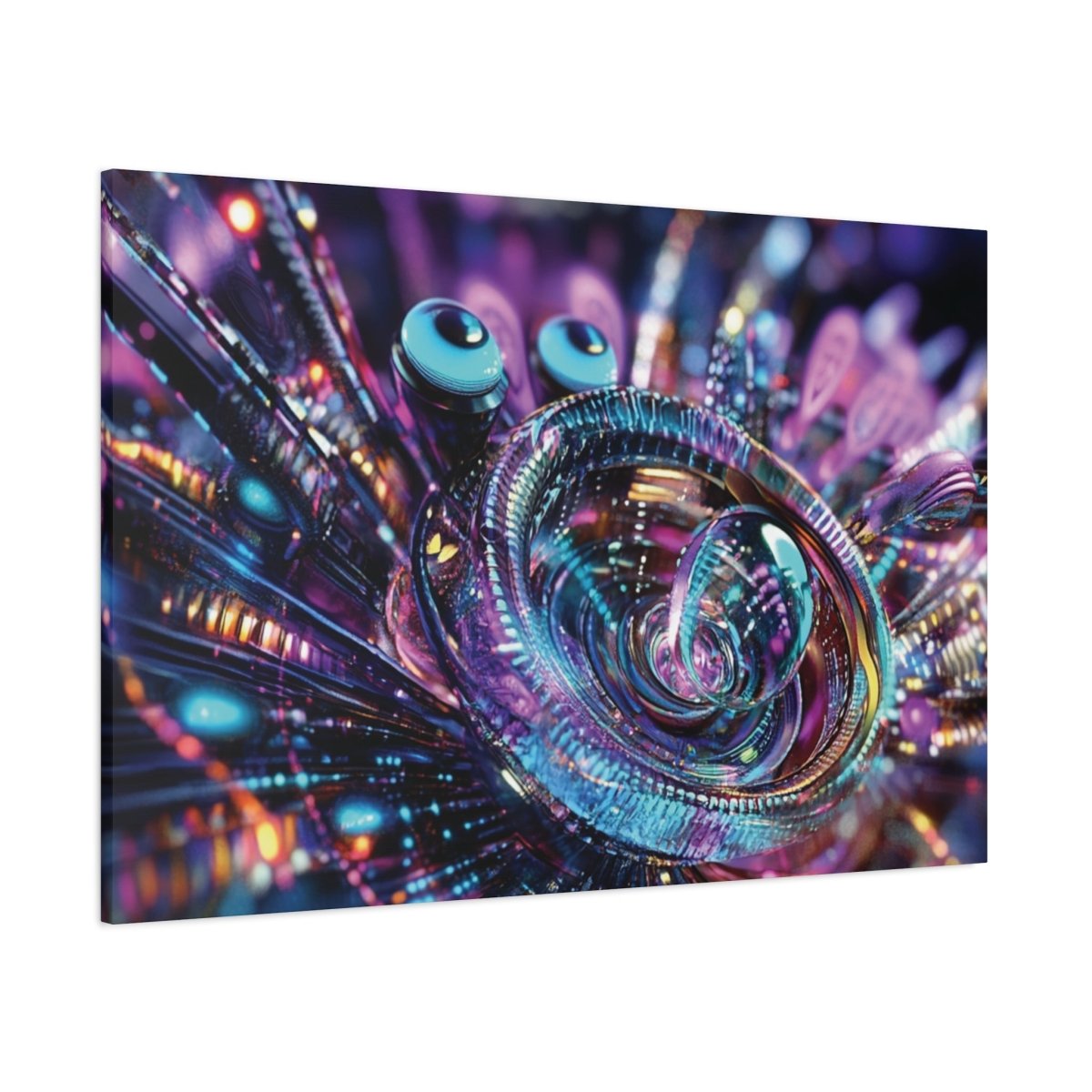 👉Conscience Digitale : magnifique cadre 💎effet futuriste💎garanti - Art Cocoon