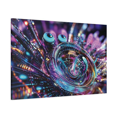 👉Conscience Digitale : magnifique cadre 💎effet futuriste💎garanti - Art Cocoon