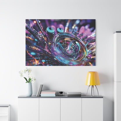 👉Conscience Digitale : magnifique cadre 💎effet futuriste💎garanti - Art Cocoon