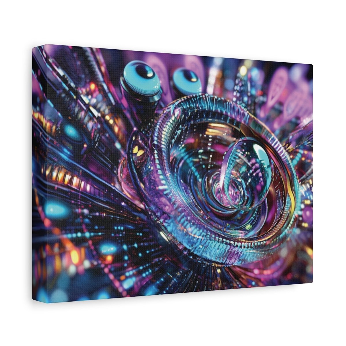 👉Conscience Digitale : magnifique cadre 💎effet futuriste💎garanti - Art Cocoon