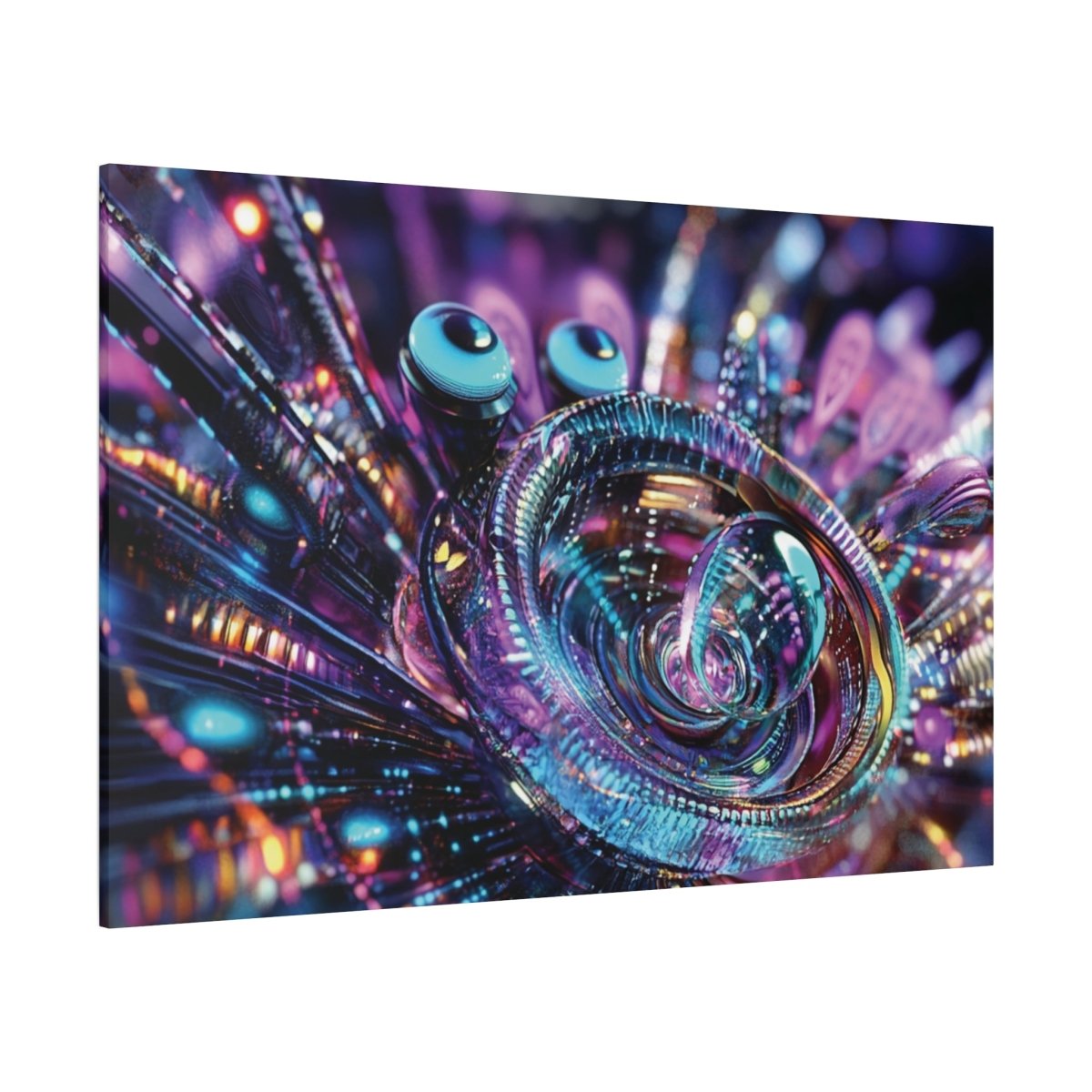 👉Conscience Digitale : magnifique cadre 💎effet futuriste💎garanti - Art Cocoon