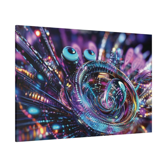 👉Conscience Digitale : magnifique cadre 💎effet futuriste💎garanti - Art Cocoon