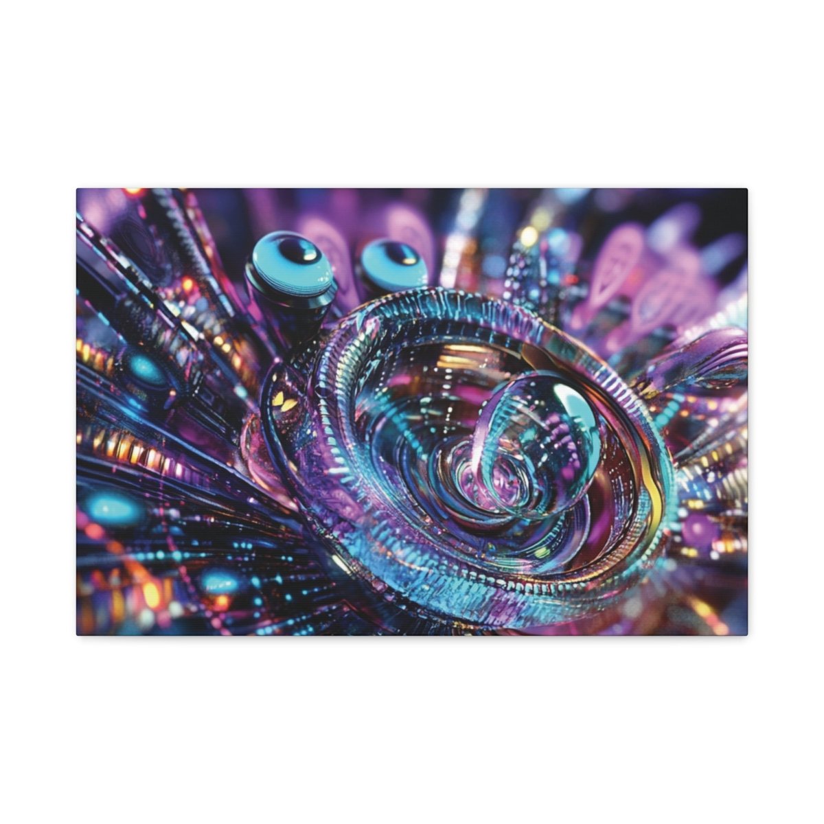 👉Conscience Digitale : magnifique cadre 💎effet futuriste💎garanti - Art Cocoon