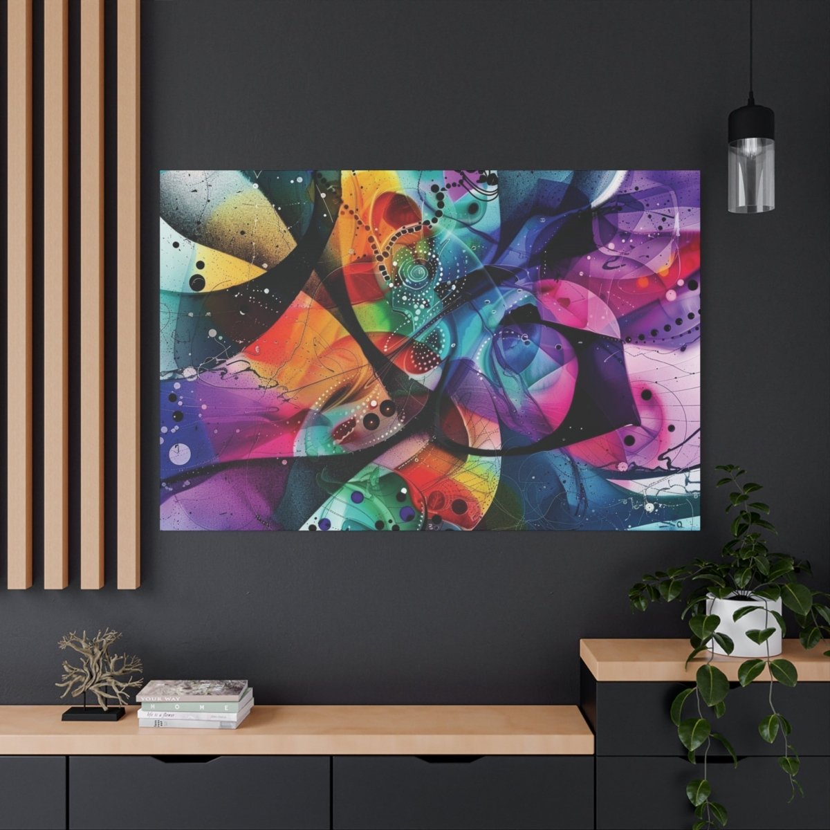 👉Coulée Vibrante : magnifique cadre 💎effet captivant💎 garanti - Art Cocoon