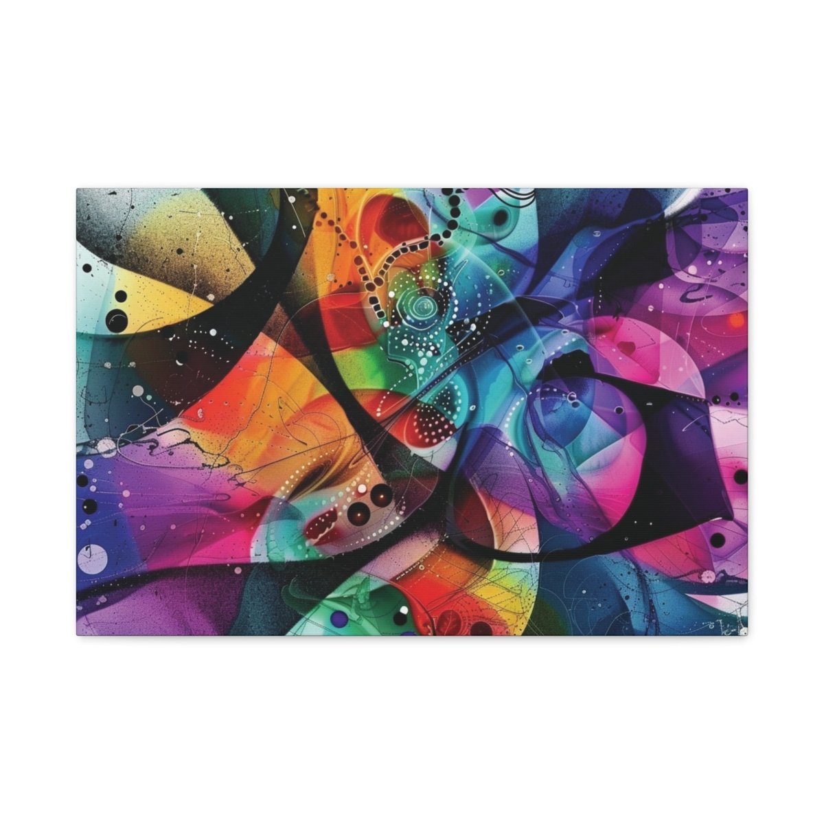 👉Coulée Vibrante : magnifique cadre 💎effet captivant💎 garanti - Art Cocoon