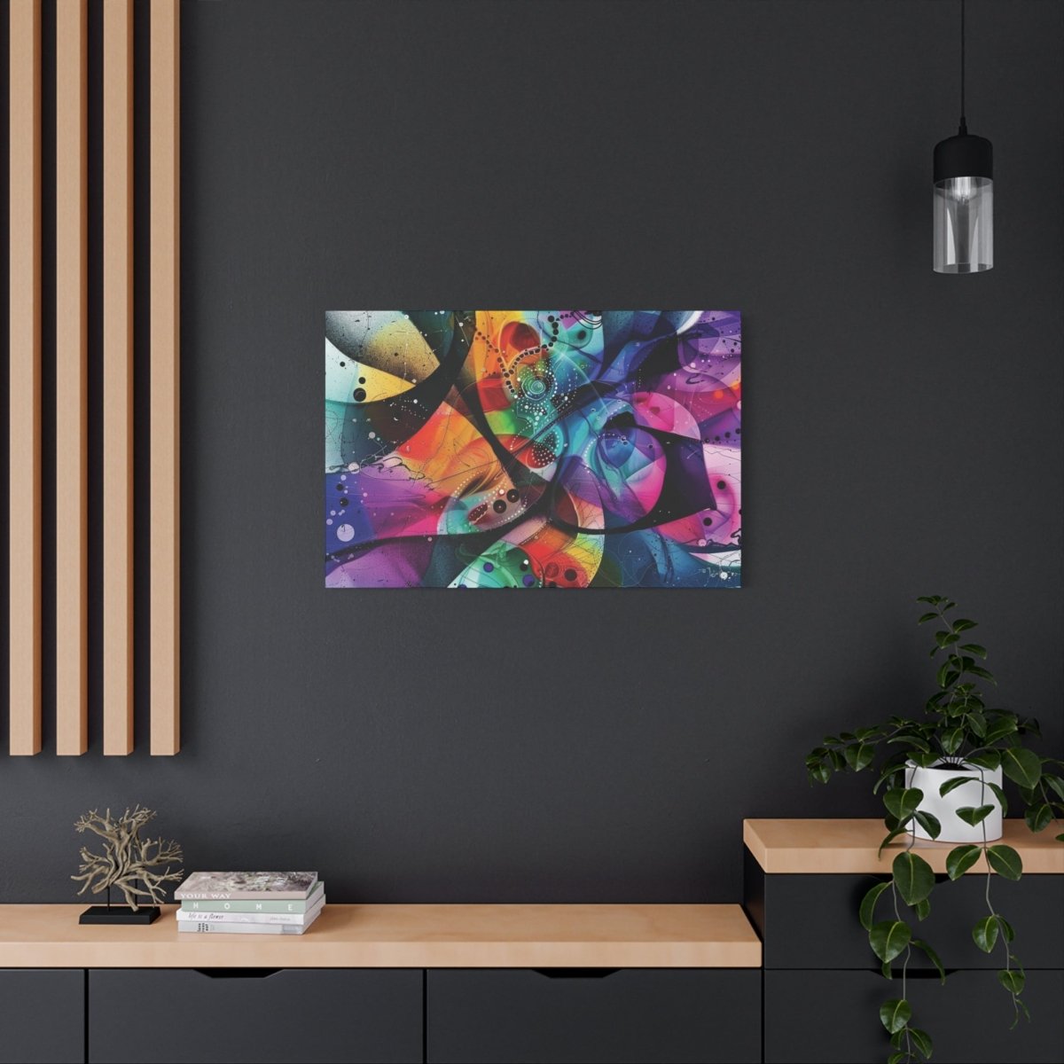 👉Coulée Vibrante : magnifique cadre 💎effet captivant💎 garanti - Art Cocoon