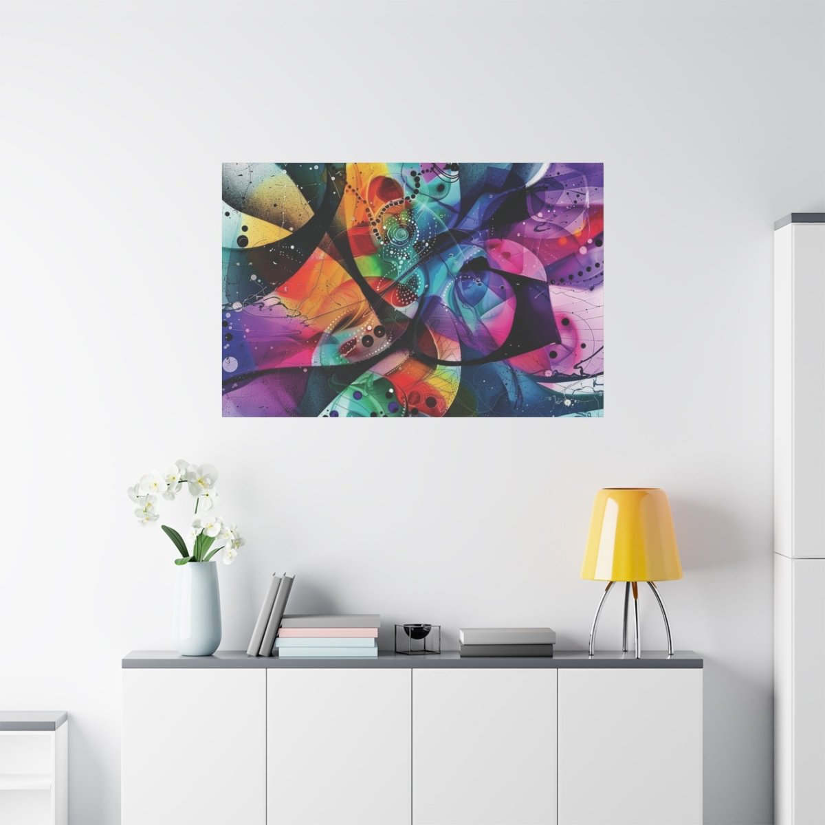 👉Coulée Vibrante : magnifique cadre 💎effet captivant💎 garanti - Art Cocoon