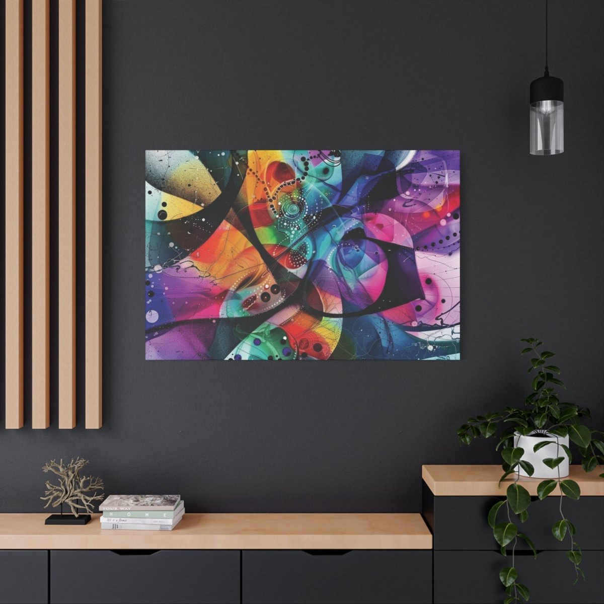 👉Coulée Vibrante : magnifique cadre 💎effet captivant💎 garanti - Art Cocoon