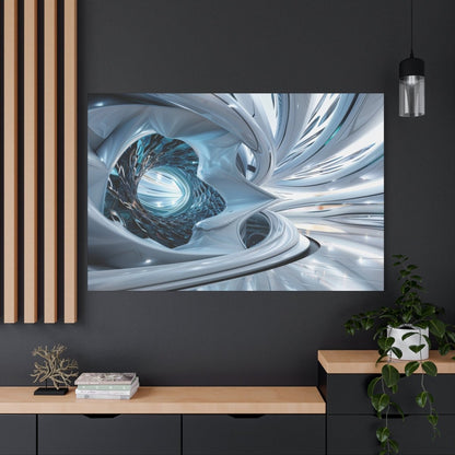 👉Cyber Lotus : magnifique cadre 💎effet futuriste💎garanti - Art Cocoon
