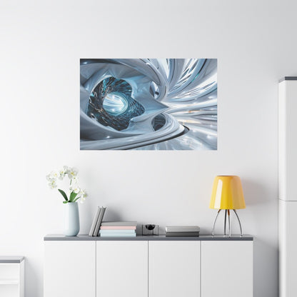 👉Cyber Lotus : magnifique cadre 💎effet futuriste💎garanti - Art Cocoon