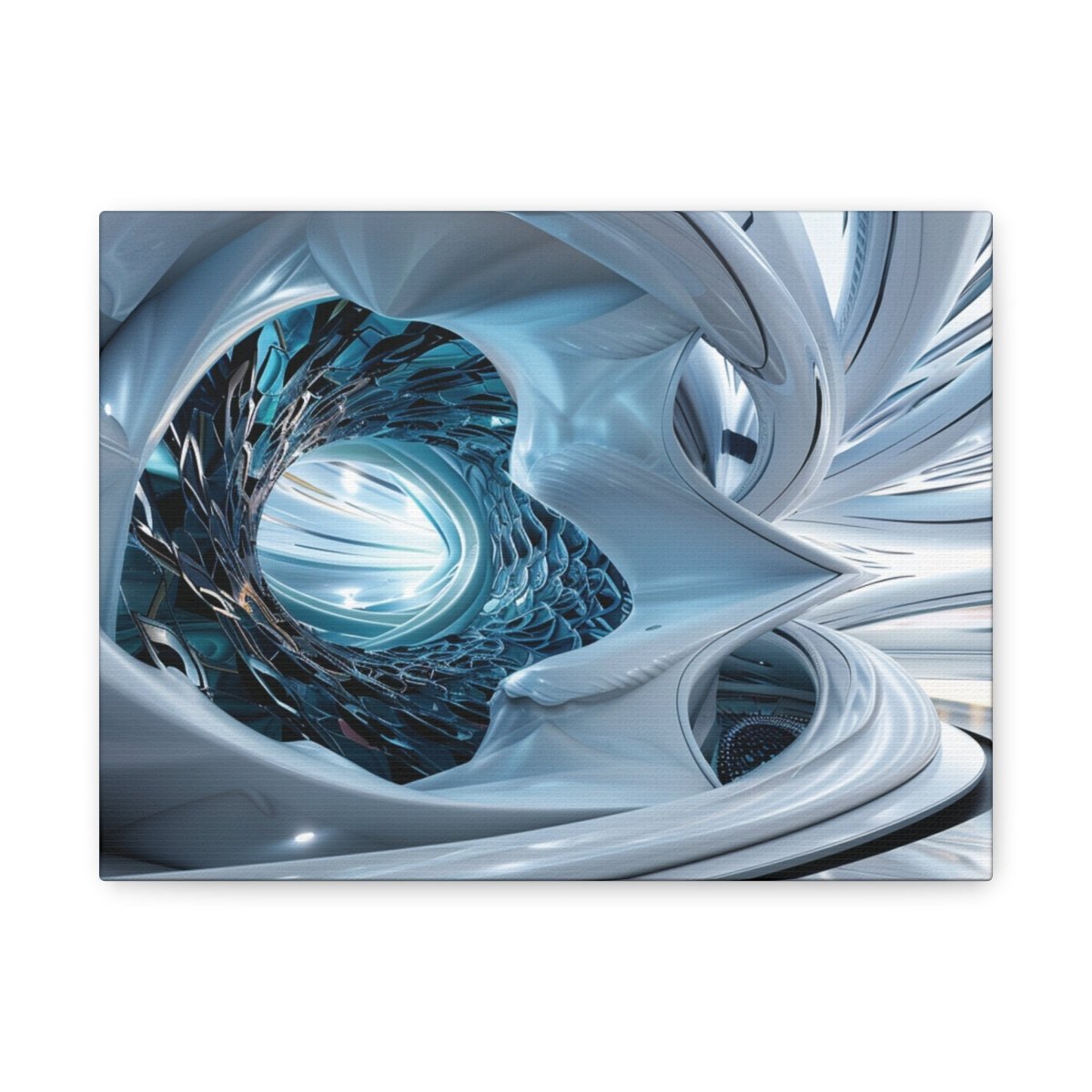 👉Cyber Lotus : magnifique cadre 💎effet futuriste💎garanti - Art Cocoon