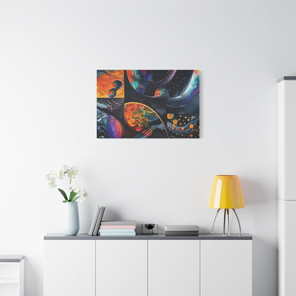 👉Echiquier Galactique : magnifique cadre 💎effet captivant💎 garanti - Art Cocoon
