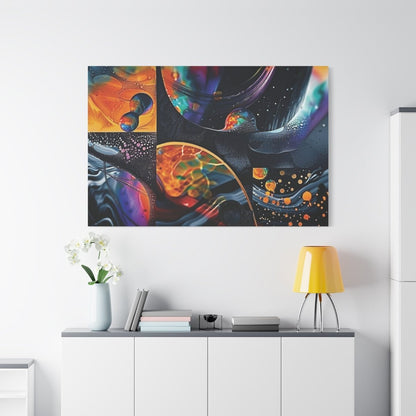 👉Echiquier Galactique : magnifique cadre 💎effet captivant💎 garanti - Art Cocoon