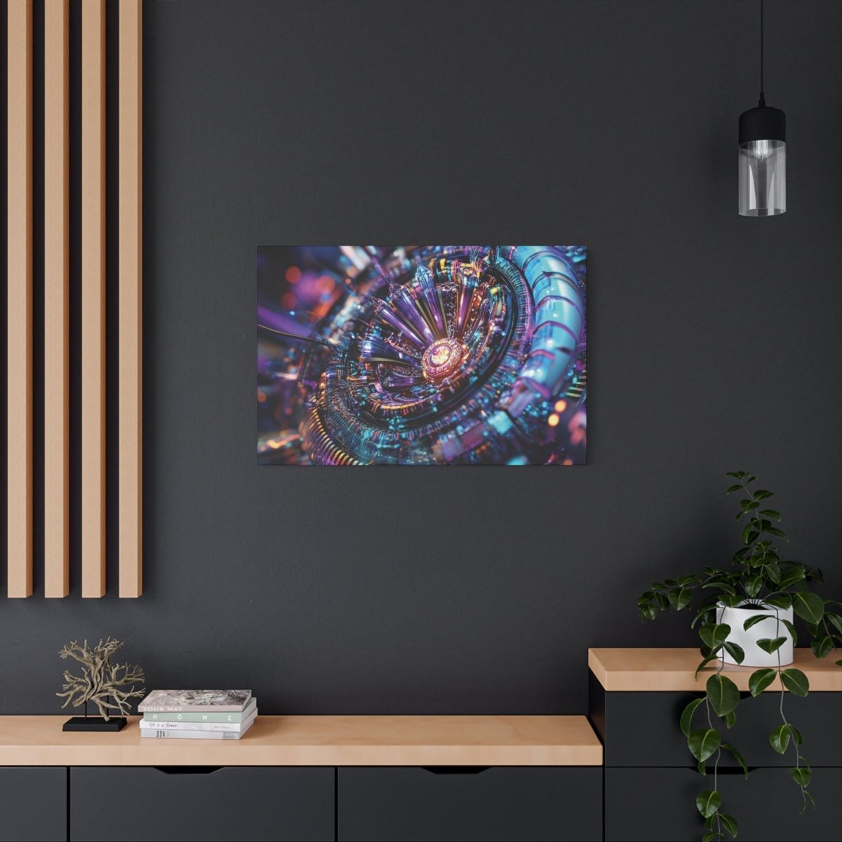 👉Echo Interdimensionnel : magnifique cadre 💎effet futuriste💎garanti - Art Cocoon