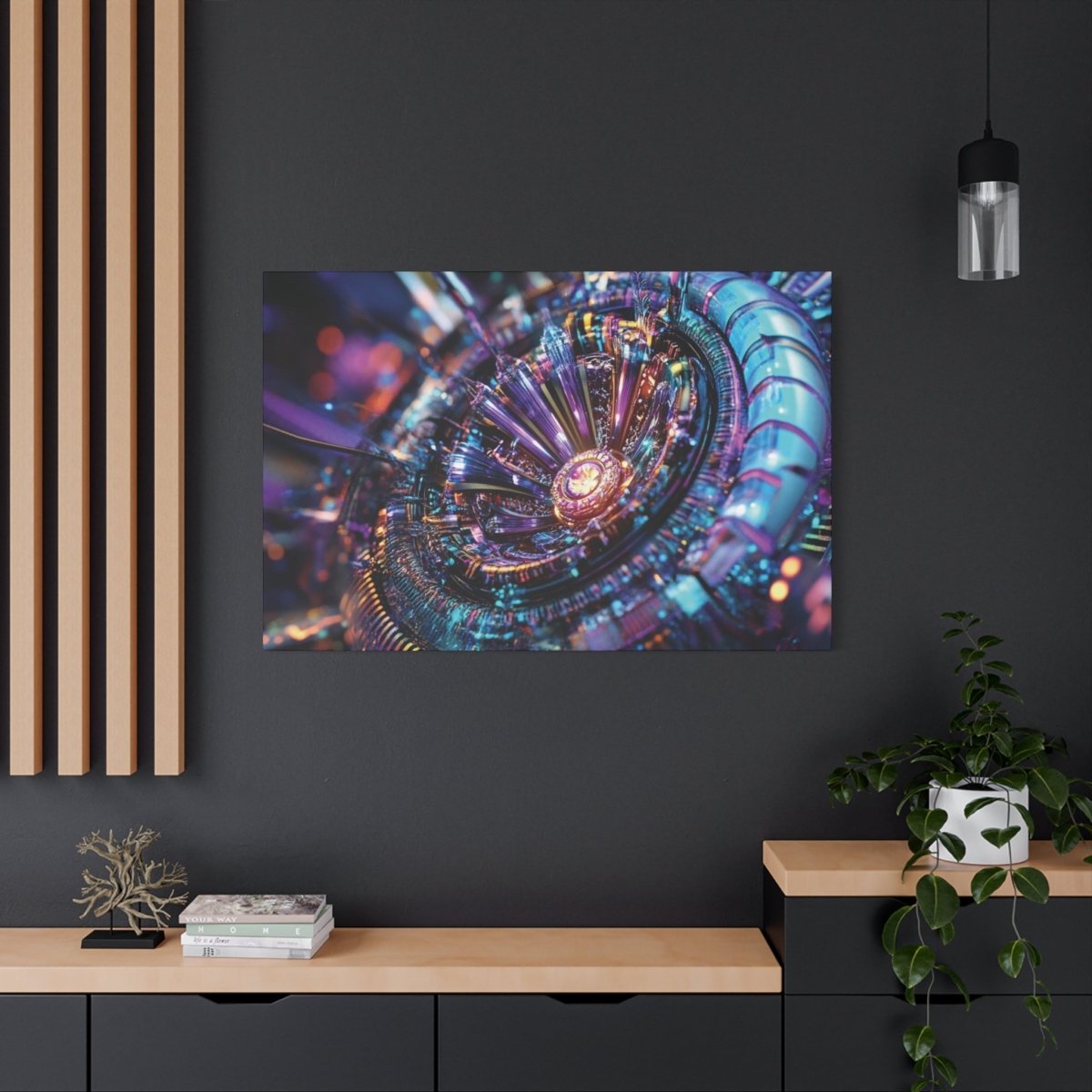 👉Echo Interdimensionnel : magnifique cadre 💎effet futuriste💎garanti - Art Cocoon