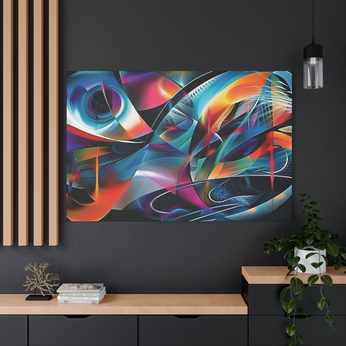 👉Echo Saphir : magnifique cadre 💎effet captivant💎 garanti - Art Cocoon