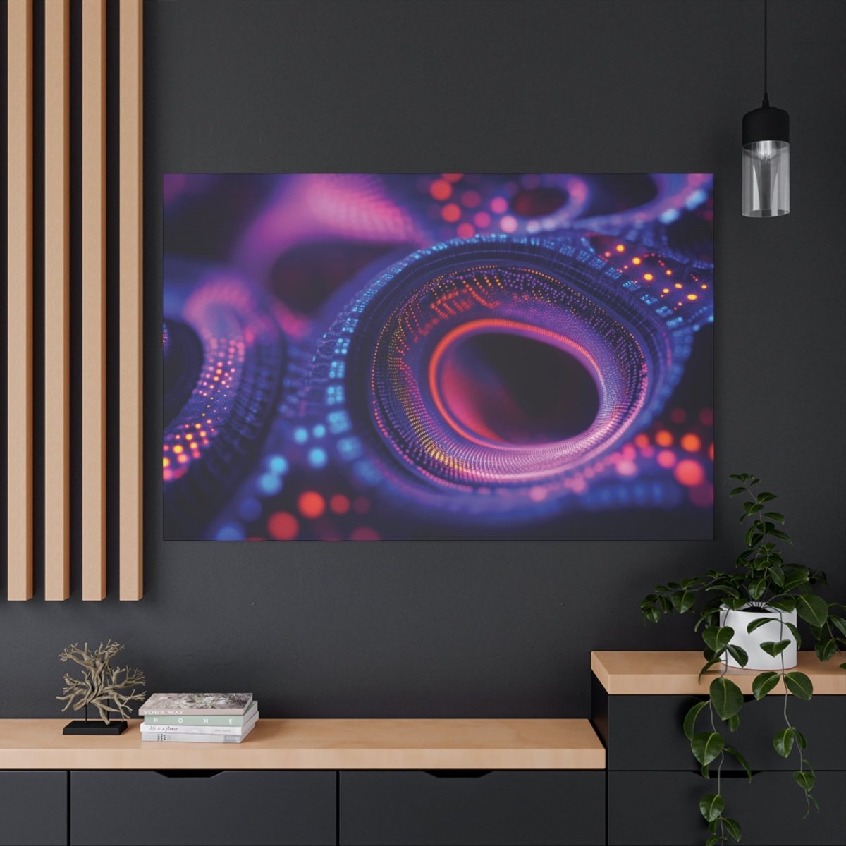 👉Espace - Temps : magnifique cadre💎effet fascinant💎 garanti - Art Cocoon