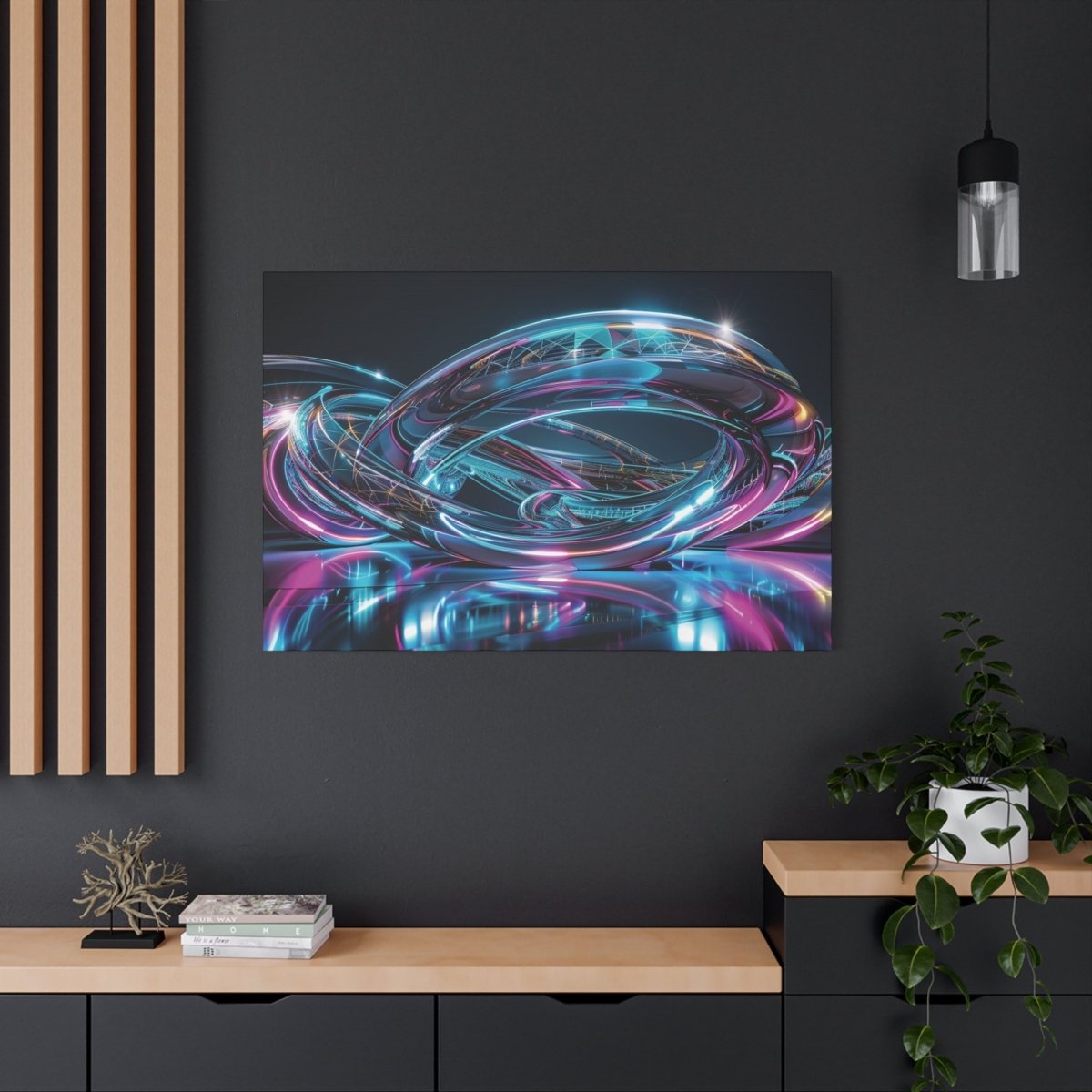 👉Eveil Bionique : magnifique cadre 💎effet futuriste💎garanti - Art Cocoon