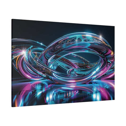 👉Eveil Bionique : magnifique cadre 💎effet futuriste💎garanti - Art Cocoon