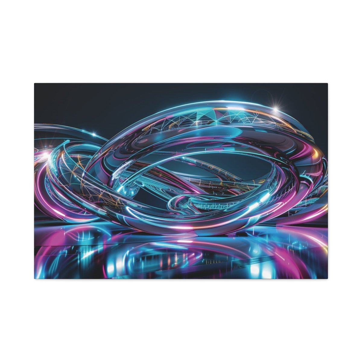 👉Eveil Bionique : magnifique cadre 💎effet futuriste💎garanti - Art Cocoon