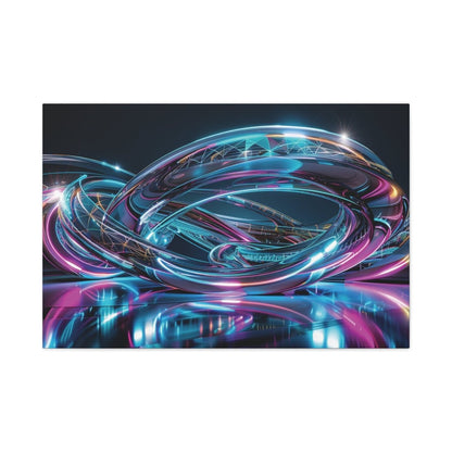 👉Eveil Bionique : magnifique cadre 💎effet futuriste💎garanti - Art Cocoon