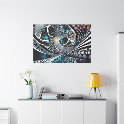 👉Eveil Cybernétika : magnifique cadre 💎effet futuriste💎garanti - Art Cocoon