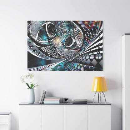 👉Eveil Cybernétika : magnifique cadre 💎effet futuriste💎garanti - Art Cocoon