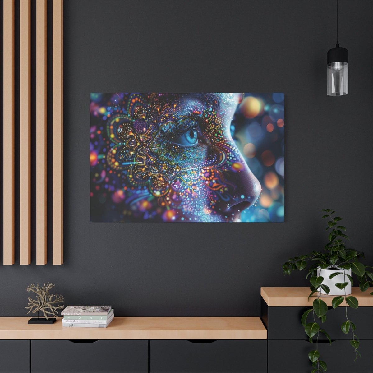 👉Eveil Lumineux : magnifique cadre 💎effet apaisant💎 garanti - Art Cocoon