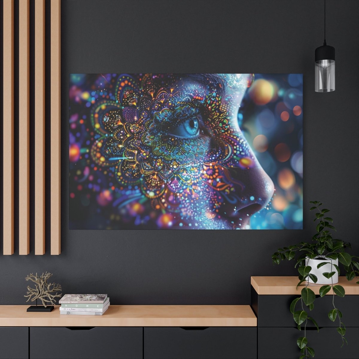 👉Eveil Lumineux : magnifique cadre 💎effet apaisant💎 garanti - Art Cocoon