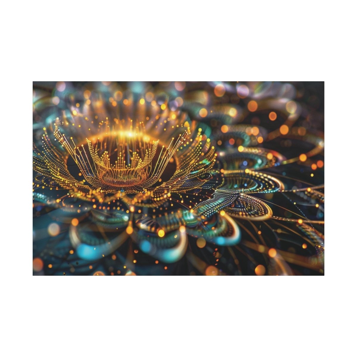 👉Feu du Lotus : magnifique cadre 💎effet apaisant💎garanti - Art Cocoon