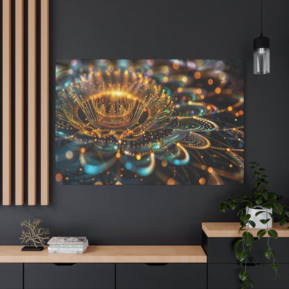 👉Feu du Lotus : magnifique cadre 💎effet apaisant💎garanti - Art Cocoon