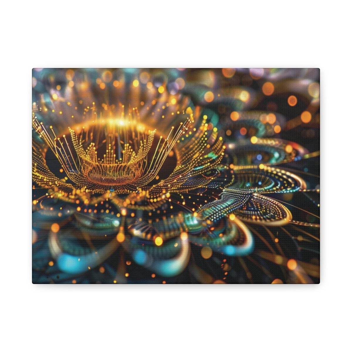 👉Feu du Lotus : magnifique cadre 💎effet apaisant💎garanti - Art Cocoon