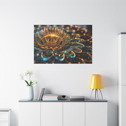 👉Feu du Lotus : magnifique cadre 💎effet apaisant💎garanti - Art Cocoon