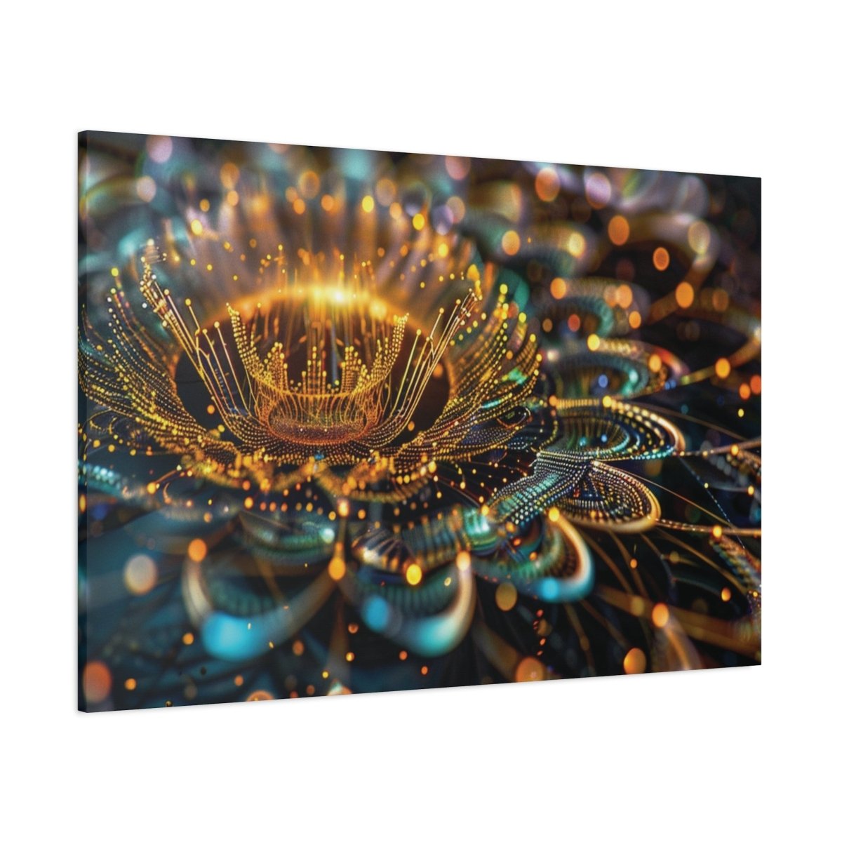 👉Feu du Lotus : magnifique cadre 💎effet apaisant💎garanti - Art Cocoon