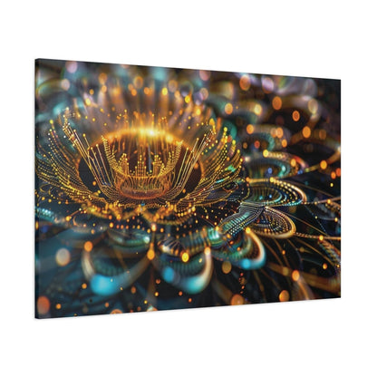 👉Feu du Lotus : magnifique cadre 💎effet apaisant💎garanti - Art Cocoon