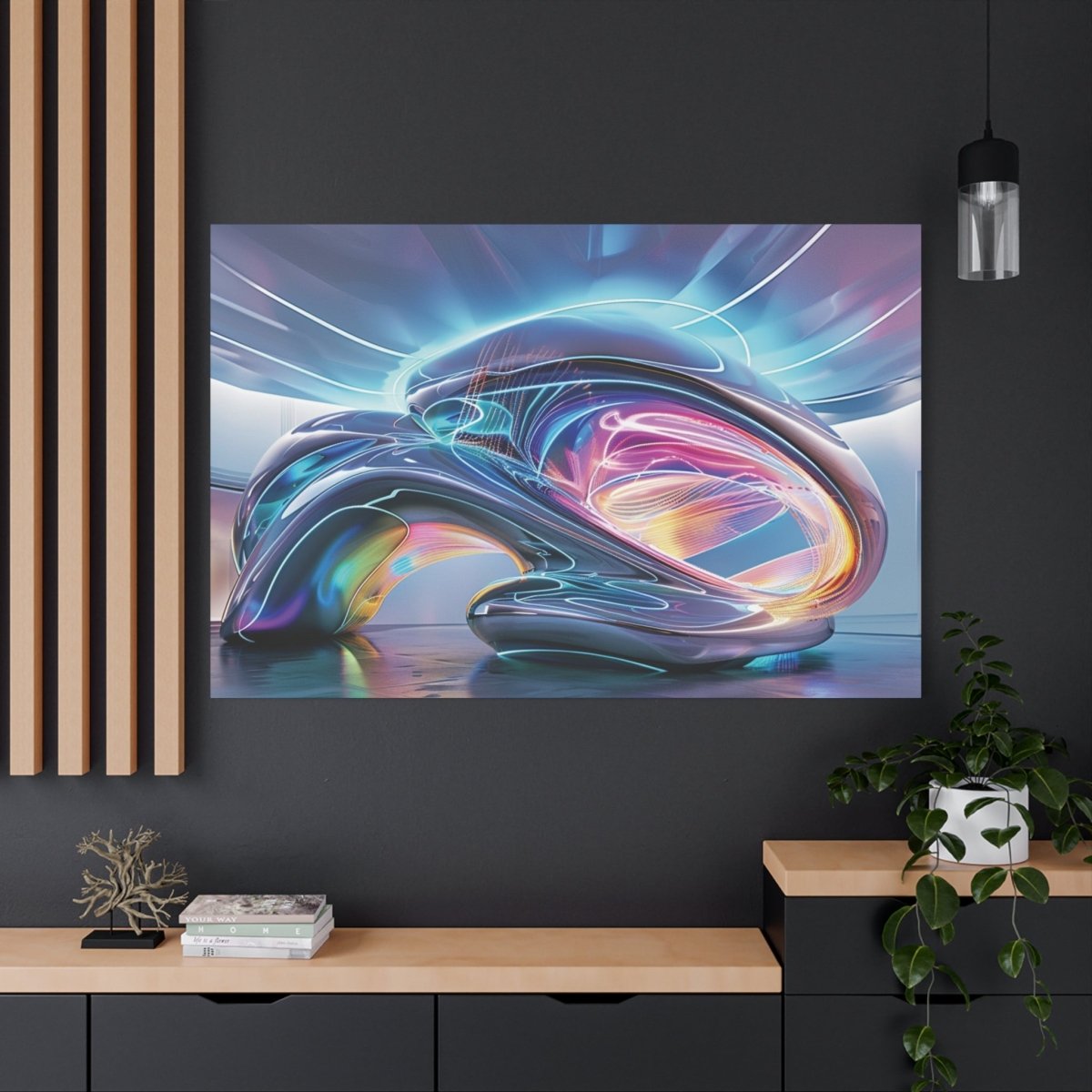 👉Fréquence Augmentée : magnifique cadre 💎effet futuriste💎garanti - Art Cocoon