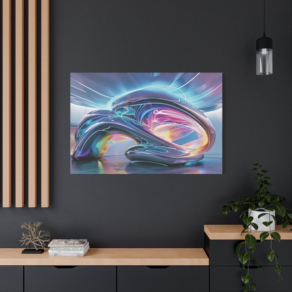 👉Fréquence Augmentée : magnifique cadre 💎effet futuriste💎garanti - Art Cocoon