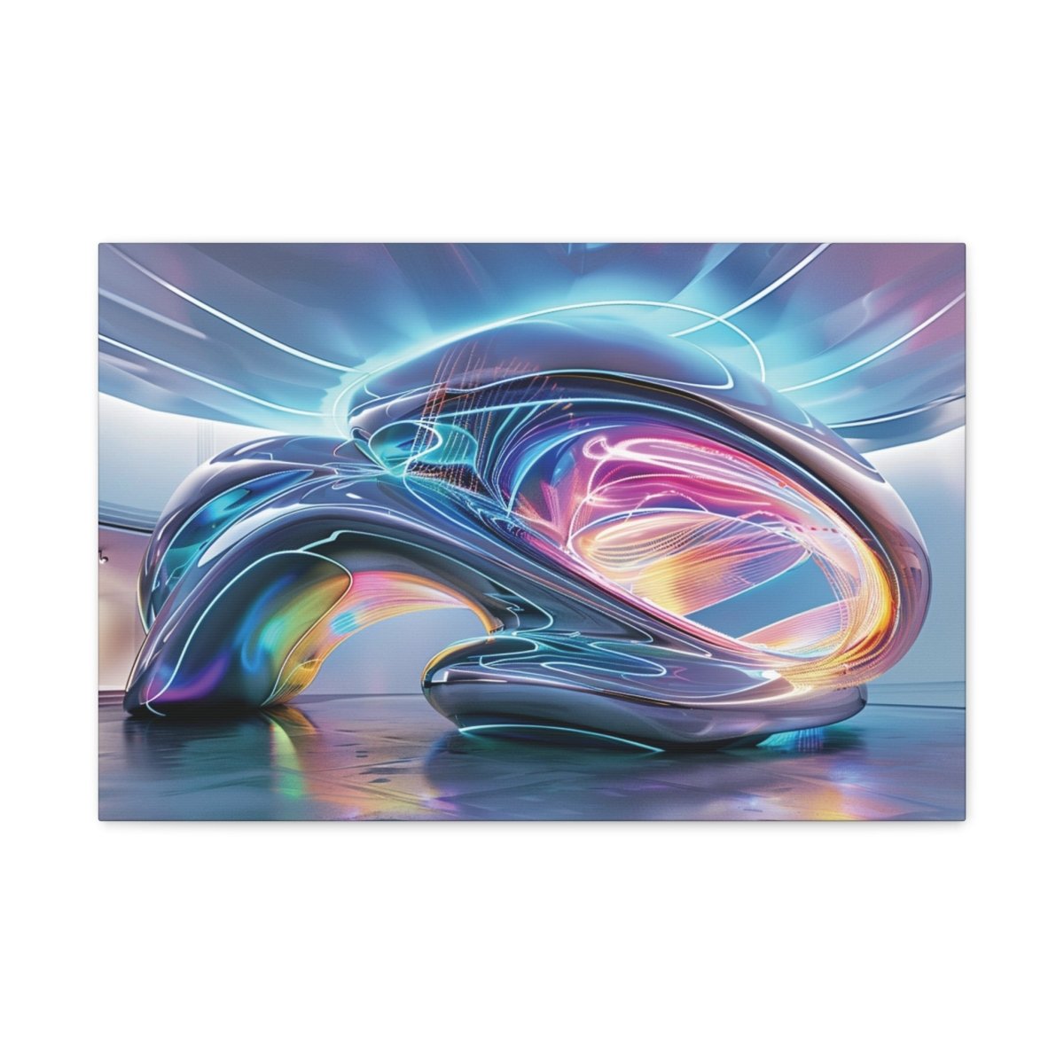 👉Fréquence Augmentée : magnifique cadre 💎effet futuriste💎garanti - Art Cocoon