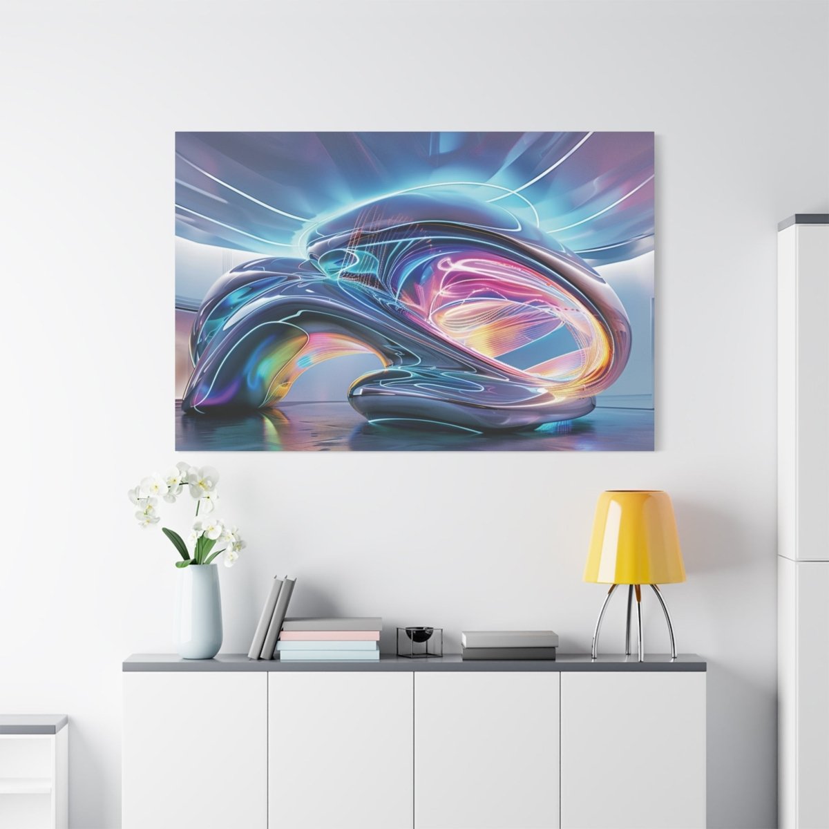 👉Fréquence Augmentée : magnifique cadre 💎effet futuriste💎garanti - Art Cocoon