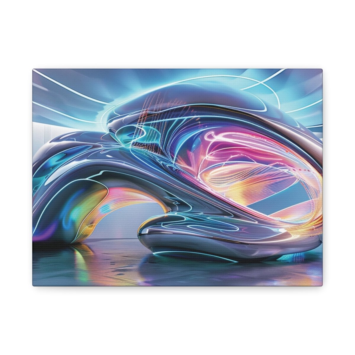 👉Fréquence Augmentée : magnifique cadre 💎effet futuriste💎garanti - Art Cocoon