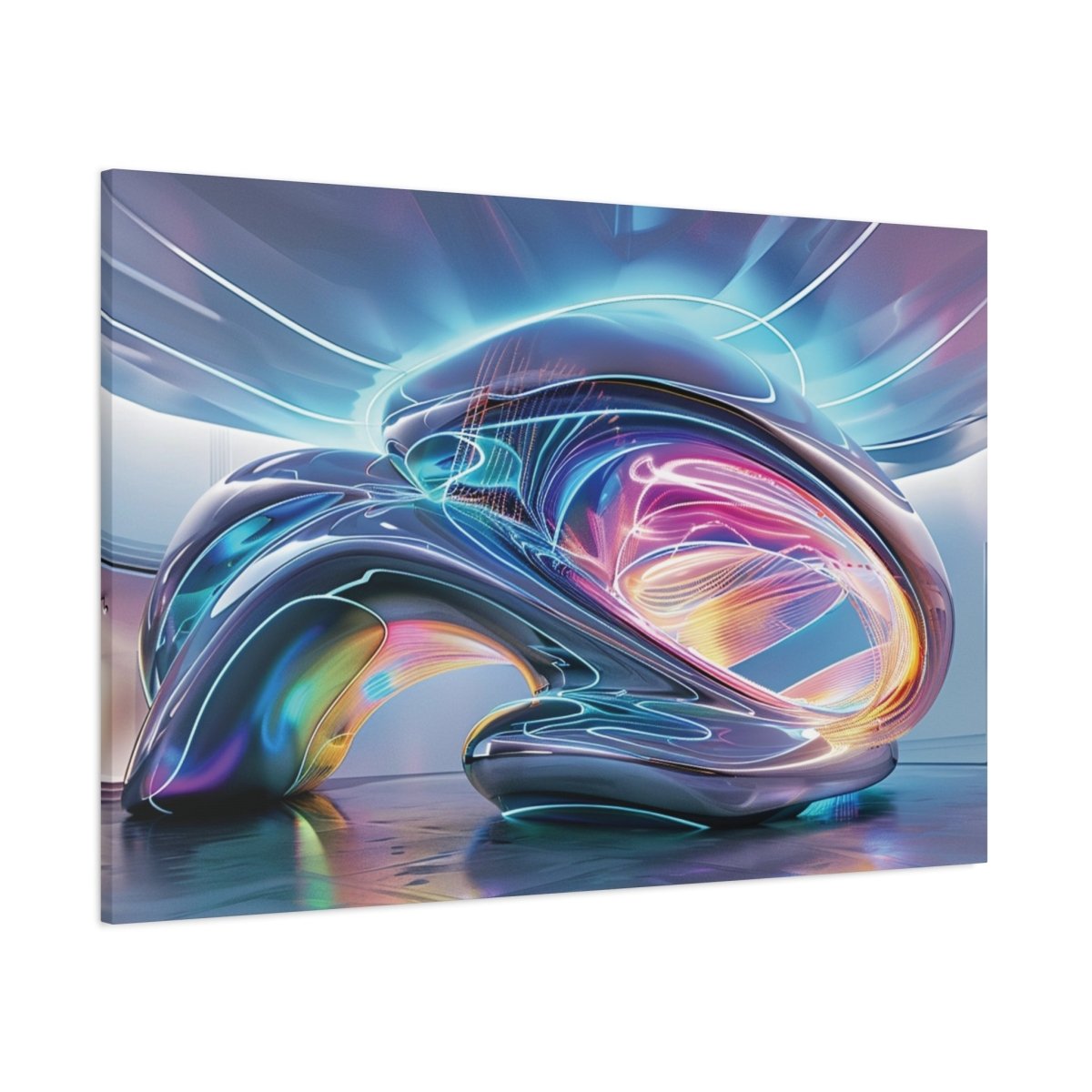 👉Fréquence Augmentée : magnifique cadre 💎effet futuriste💎garanti - Art Cocoon