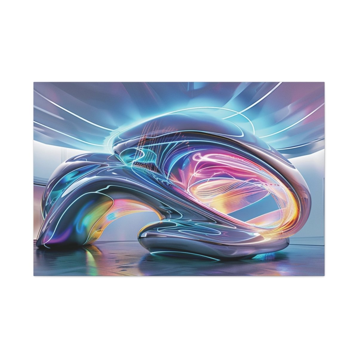 👉Fréquence Augmentée : magnifique cadre 💎effet futuriste💎garanti - Art Cocoon