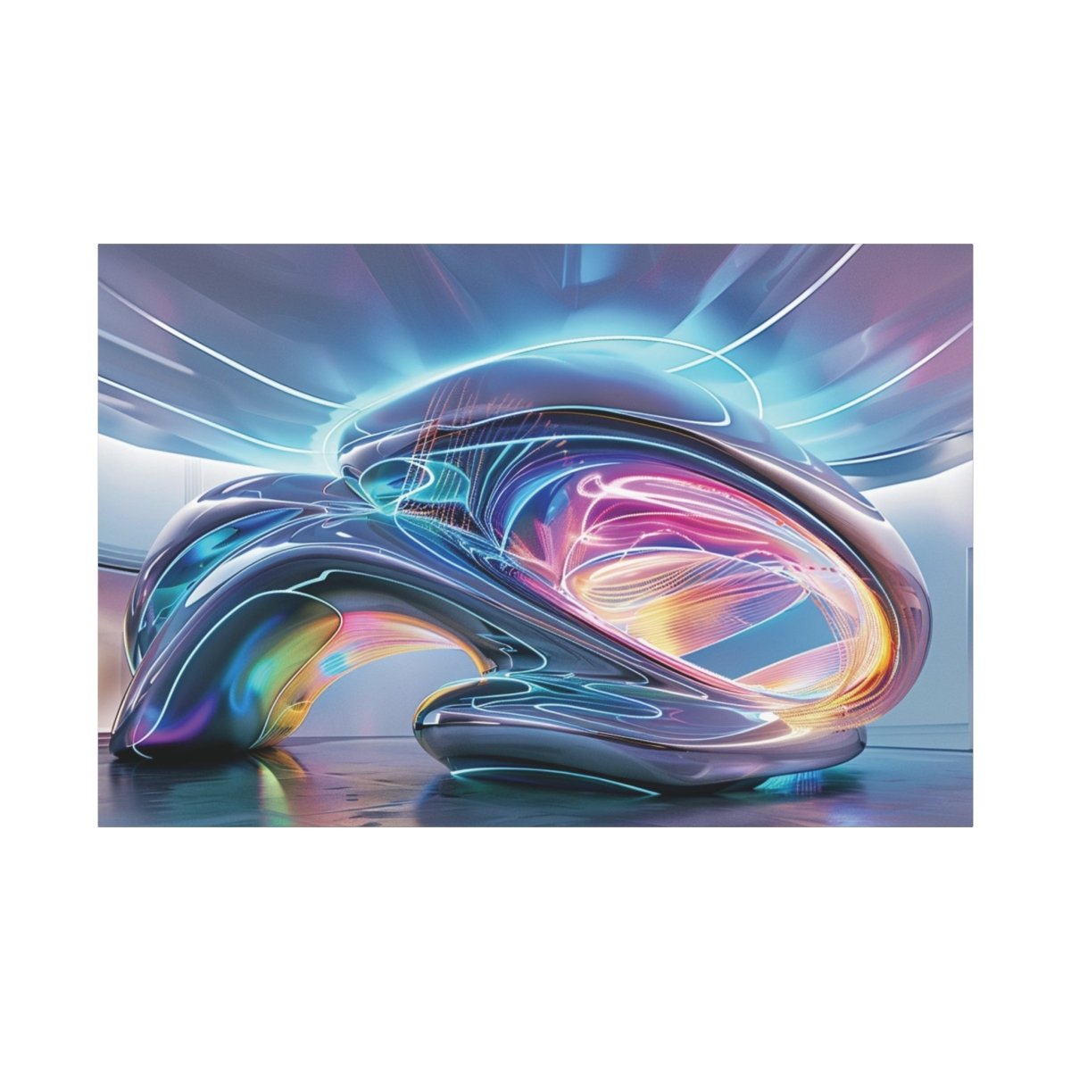 👉Fréquence Augmentée : magnifique cadre 💎effet futuriste💎garanti - Art Cocoon