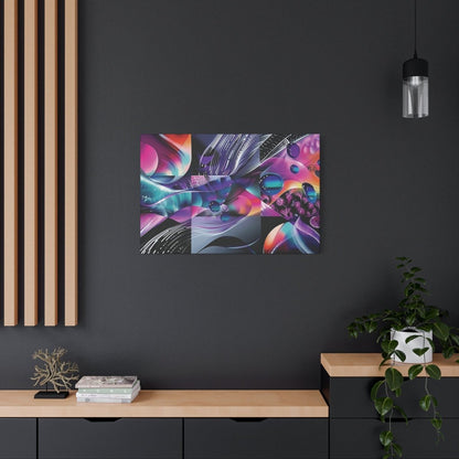 👉Fréquence Pourpre : magnifique cadre 💎effet captivant💎 garanti - Art Cocoon